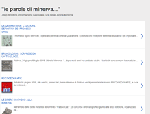 Tablet Screenshot of leparolediminerva.com